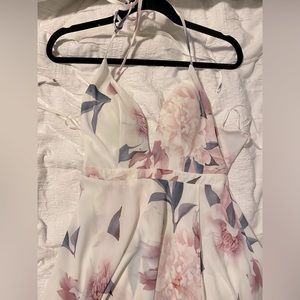 Honey Boutique - High Low Floral Dress - Size M (Strings Adjustable)